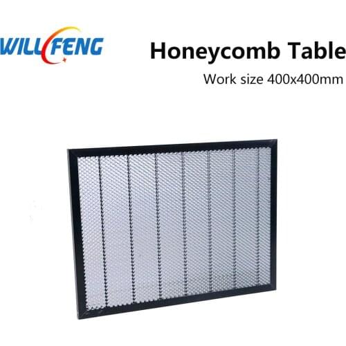 Will Feng 400*400mm Honeycomb Work Table Thickness 22mm Iron Platform For CNC Desk 440 Co2 Laser Cutter Engraving Machine