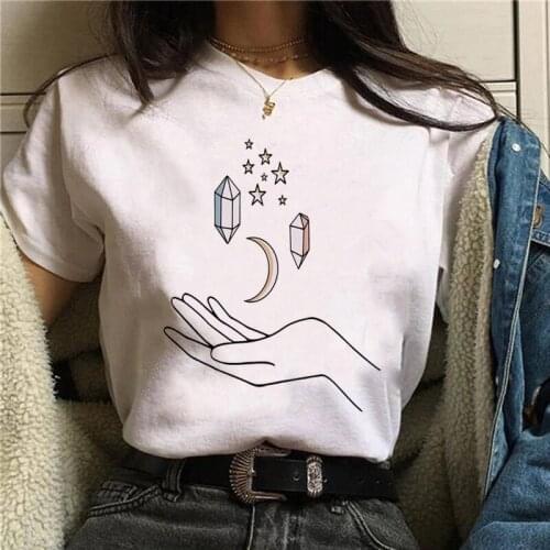 Witch Magic Cute Cartoon Tshirt Funny Tshirt Streetwear Female Goth Tee Fashion Japan Harajuku Gothic T Shirt Hip Hop Clothes