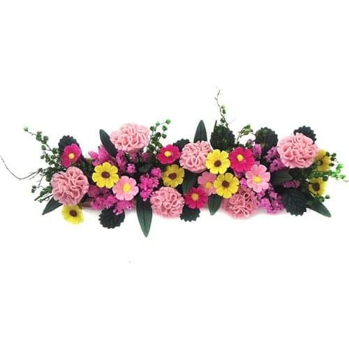 1 Set 1:12 Doll House Miniature Flowers Garden Flower Beds Ornament Mini Potted Plant Flowers Pot