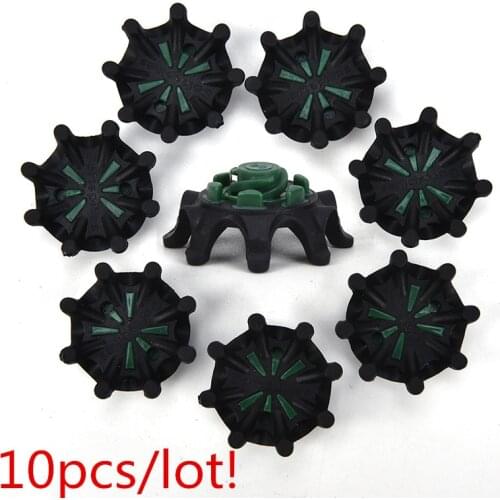 10pcs/lot Golf Spikes Pins Turn Fast Twist Shoe Spikes Durable Replacement Set Ultra Thin Cleats Pins Golf Shoes Parts 2.7cm