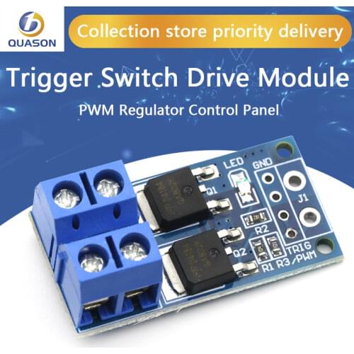 15A 400W MOS FET Trigger Switch Drive Module PWM Regulator Control Panel