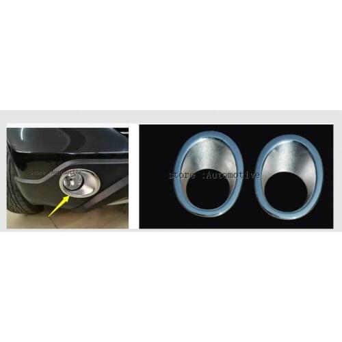 2 pcs FOR Honda CRV CR-V 2007 2008 2009 Chrome Front fog lamp cover trim