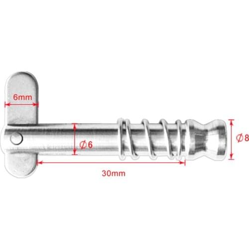 4pcs Quick Release Pin Bimini Top Pins 1/4inch w/ Spring , 316 Stainless Steel, Marine Hardware