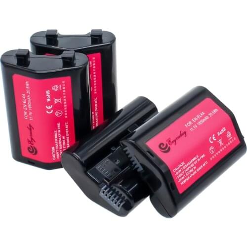 4Pack Li-ion EN-EL4A EN-EL4a ENEL4 EN EL4 Battery for Nikon D3S D2H D2Hs D3 D2Xs D2X D300 F6 D2Z D3X F6 dslr Camera