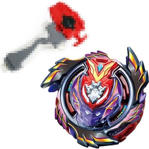 BLACK Victory Strike God Valkyrie / Valtryek Infinite B-96 STARTER w/ Launcher + Hand Grip + Launcher