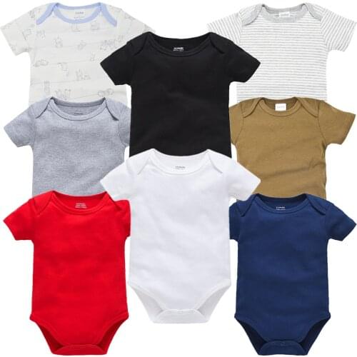 Newborn Boy Photography Props New Baby Girl Clothes Cotton Baby Bodysuits bebe Boy Clothes Body for Infants 8PCS/lot New 0-1Year