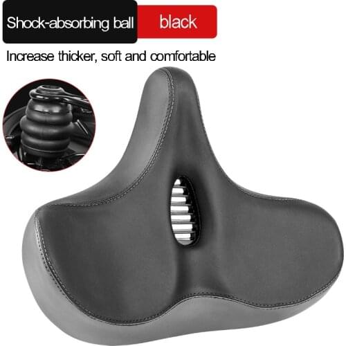 Big Bike Saddle Wide Bicycle Seat Comfort Men Women Soft Hollow Road Mountain Bike Seat 2021 Bike Accessories MTB Bicycle Saddle