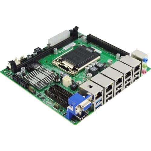EITX-7560-01 industrial motherboard ddr3 Intel 4th Gen LGA1150 5*LAN 2*USB3.0 8*USB2.0 PCIE MINIPCIE