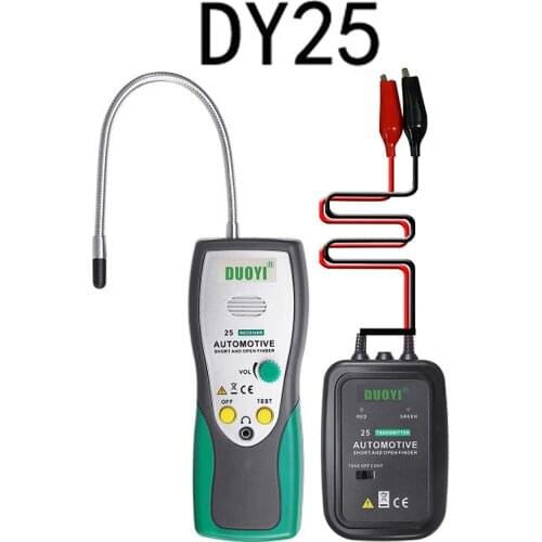 DUOYI DY25 Cable Tracker Automotive Short Open Circuit Finder Tester Car Repair Tool Tracer Diag 2 Wire Cables Type PK EM415pro