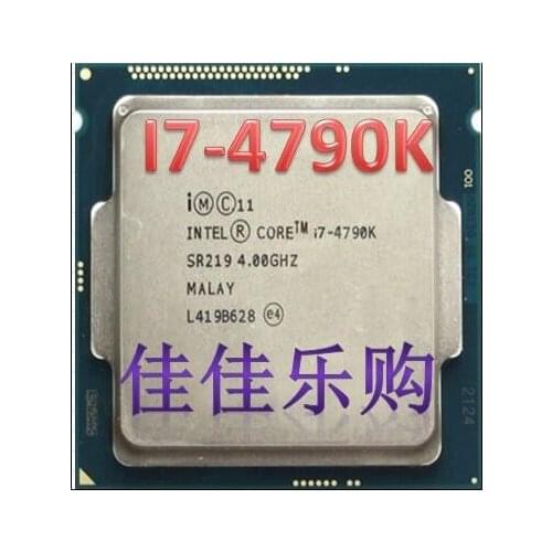 Intel Core i7 4790K i7-4790K 4.0GHz Quad-Core 8MB Cache With HD Graphic 4600 TDP 88W Desktop LGA 1150 CPU Processor
