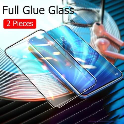 Lainergie 2 Pieces For Xiaomi Poco F2 Pro Full Glue Tempered Glass 9H Shock-Proof Screen Protector For Poco F2 Pro Glasses