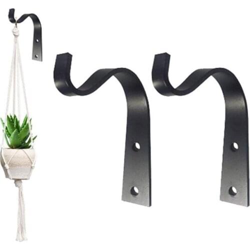 Metal Plant Bracket Hanger Plants Wall Hanging Hook For Home Garden Planter Balcony Decoration LXY9