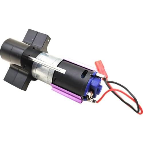 Upgraded Metal Transfer Gear Box With 370 Motor For Wpl 1/16 4Wd 6Wd Q60 Q6(Black)