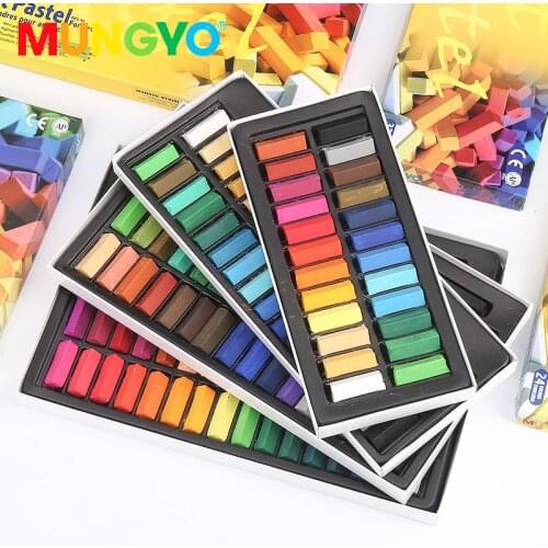MUNGYO MPS soft pastels 24/32/48/64 colors ART drawing supplies DIY Hair dyed color make up