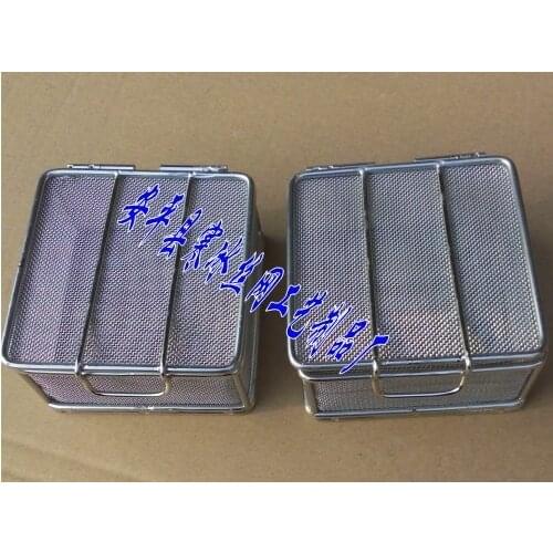 SUS 304 disinfection box/basket for syringe needle/small parts 230mm*120mm*70mm -1pc/lot
