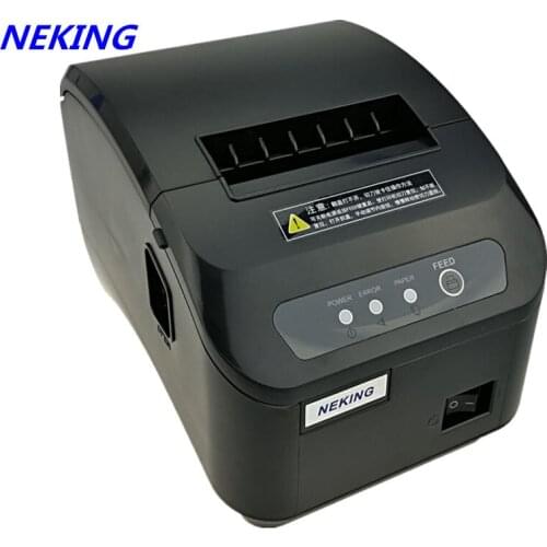 Brand new 80mm thermal receipt Small ticket barcode printer High quality pos printer automatic cutting machine Print fast