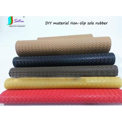 Shoe Sole Protection,Diy Repair Material Rice Color,Black,White,Red,Yellow,Camel Thickness 2.2MM Non-slip Rubber 58*38CM S0740L
