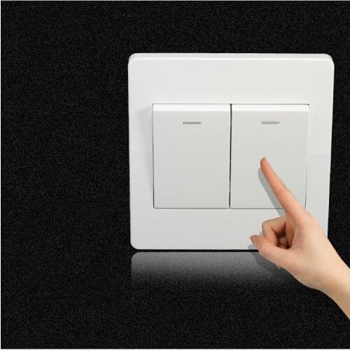 1/2/3/4 Gang 1/2 Way Push Button Switch Wall Light Switch Corridor On Off Wall Switch Interruptor White Electric Light Switch