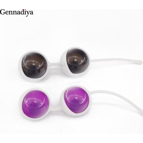 100% Safe Machine Silicone Kegel Ball Tight Exercise Ben Wa balls smart yoga ball Body massage Toys Vibrator Ball for Women