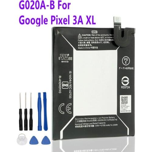 100% New High Quality 3700mAh G020A-B Battery For Google Pixel 3A XL Mobile Phone