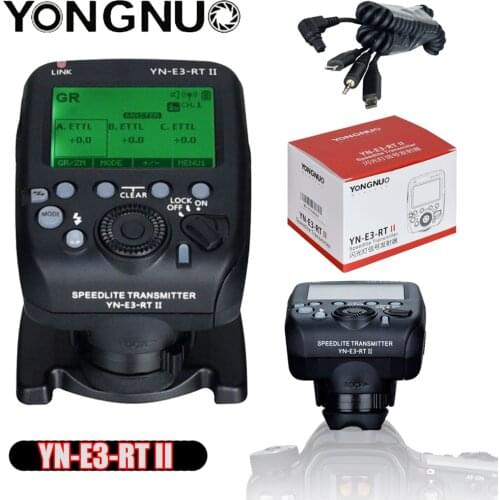 100% Original YONGNUO YN-E3-RT II TTL Radio Trigger Speedlite Transmitter as ST-E3-RT for Canon 600EX-RT,YONGNUO YN600EX-RT