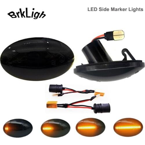 2Pcs Car Dynamic LED Side Marker Lihgt Turn Signal Lamp For Opel Astra F Corsa B C Combo C Meriva A Tirgra A Sintra