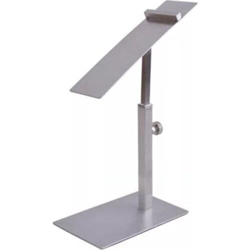 50pcs hot sale high quaity matte silvery Stainless steel shoe Show holder, high heels, sandals and shoe display stand rack