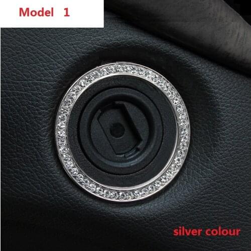 Angelguoguo Car Ignition Switch Decoration Ring For Mercedes Benz A / C/ E/ CLA/ GLK/ GLC/ GLA/ GLS/S / GL-class Car Style