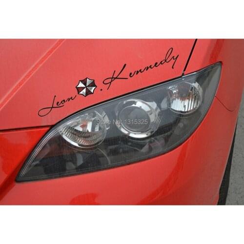 Aliauto Umbrella Corporation Leon Kennedy Signature Car Stickers Decal for Toyota Ford Chevrolet VW Golf Honda Hyundai Kia Lada