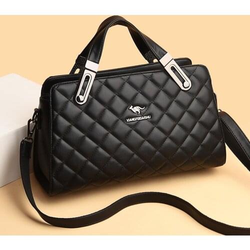 Women Shoulder Bags Designer Women Messenger Bags Ladies Casual Tote Bags Sac A Main Large Solid Color Women Handbags Leather