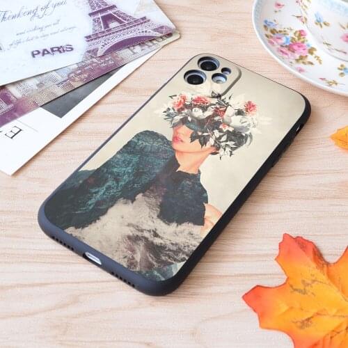 For iPhone Kumiko Print Soft Matt Apple iPhone Case