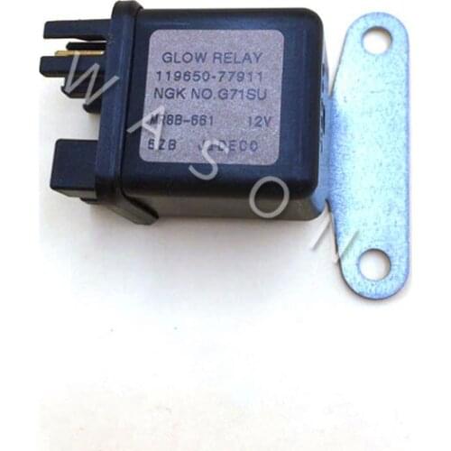 Excavator Electrical Parts 11965077911 High Quality 12V Relay 119650-77911
