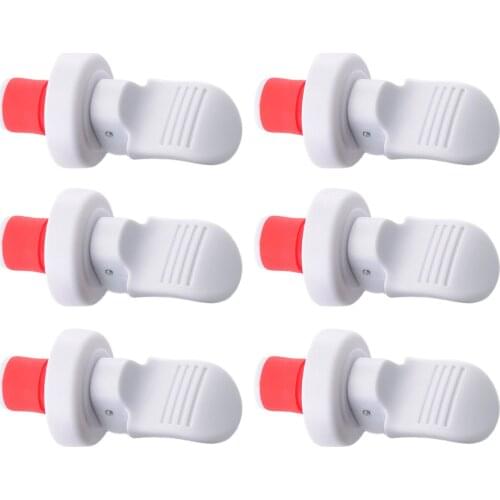 Wine Sealer Preserver Bottle Stopper Cork Champagne 6pcs 7x3.2cm Freshness Tools Rubber 6Pcs Bar Vacuum Plastic Cap Plug Beer