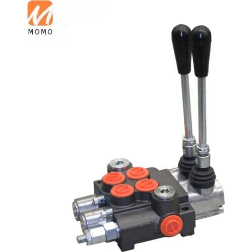 Supply hydraulic controller 40lpm directional control valve 2 spool 2P40