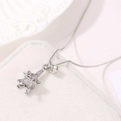 GOINHOT 12pcs/lot Poputton Eiffel Tower Chokers Necklaces for Womens