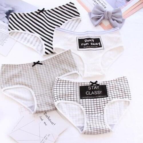 Cotton Panties girls underwear Briefs for Girls Panty Mid-Waist girls panties Underpants kids underwear 7pcs/lot SQ-HEIBAIGE-7P