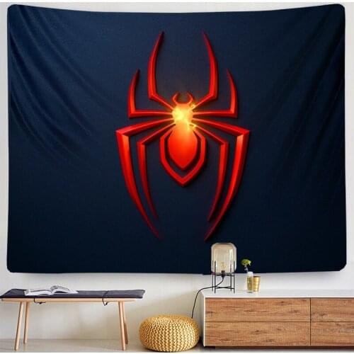 Marvel Spiderman King Tapestry Mat Wall Carpet Tablecloth Hero Blanket Disney Birthday Theme Party Decoration 220x300cm