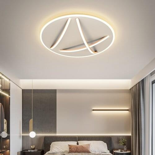Round Modern Led Ceiling Lights for Bedroom Study kitchen living room balcony Lighting Home 110-220V Led Ceiling Lamp Fixtures