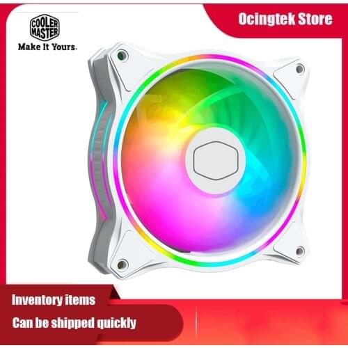 Cooler Master MasterFan MF120 HALO 12cmWhite temperature controlled pwm Silent fan 120mmDual aperture inside and outside