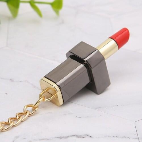 Fashion Lipstick Shape Clasp Lock DIY Messenger Handbag Shoulder Bag Hardware 066F