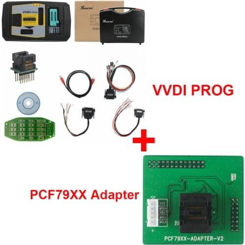 Original Xhorse VVDI PROG Programmer V5.0.0 VVDI Programmer with PCF79XX Adapter Key Tool for BMW ISN Read Function for VVDI