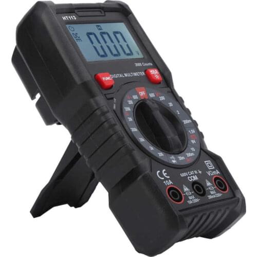 HT113 Small Digital Multimeter Portable High Accuracy Smart Current Voltage Meter Tester 10A 600V
