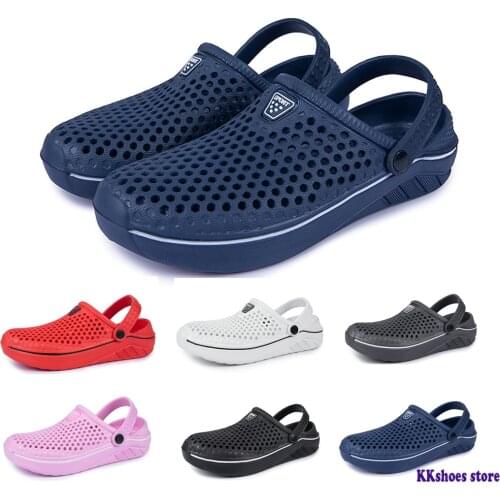 Mens Sandals Anti-slip Indoor House Flat Slipper EVA Garden Shoes Nursing Clogs Flip Flops for Women Bathroom Shoes