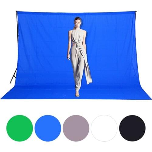 3X2M Green Color Cotton Non-pollutant Textile Muslin Photo Backgrounds Studio Photography Screen Chromakey Backdrop Cloth
