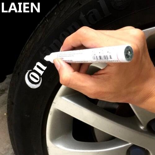 B-01 Universal White Car Tyre Tire Tread Marker for seat mazda hyundai suzuki lexus car styling