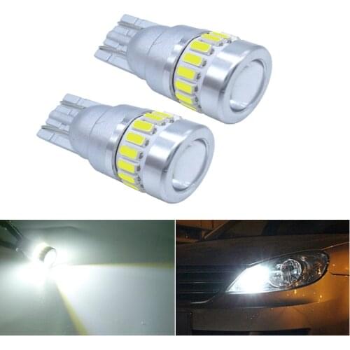 2x W5W T10 LED Canbus Bulb 3014 SMD 194 168 Car Clearance Parking Lights Auto Interior Reading Signal Lamp White 5W5 LED Bulb