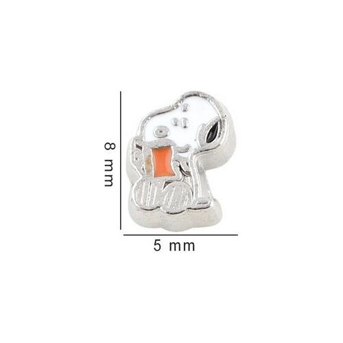 20PCS/lot Lovely Cute Dog DIY Alloy Floating Locket Charms Fit For Magnetic Memory Locket