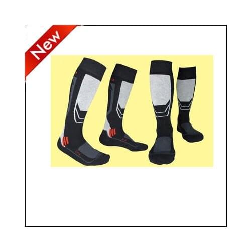 2016 new men sports ski socks outdoor winter autumn bike riding black climbing foot snow stockings thicken protectors