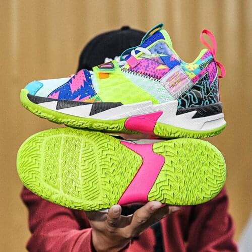 Mens And Womens Basketball Shoes LN CLOUD Cushion Support Durable Wade WOWTR Courtside Women Sneakers Large Siz