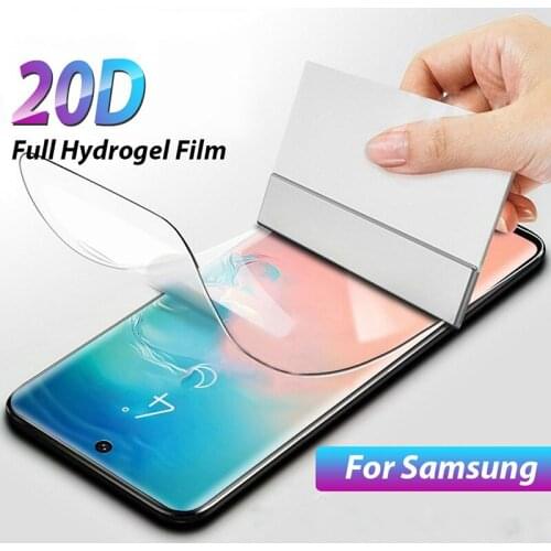 Hydrogel Film For Samsung Galaxy Note 10 Plus 8 9 Protector For Samsung S10 S9 S8 S20 Plus Ultra Glass
